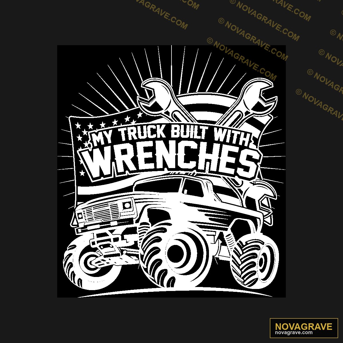 The Truck With Wrens Logo Other Designs - DTF Ontwerp