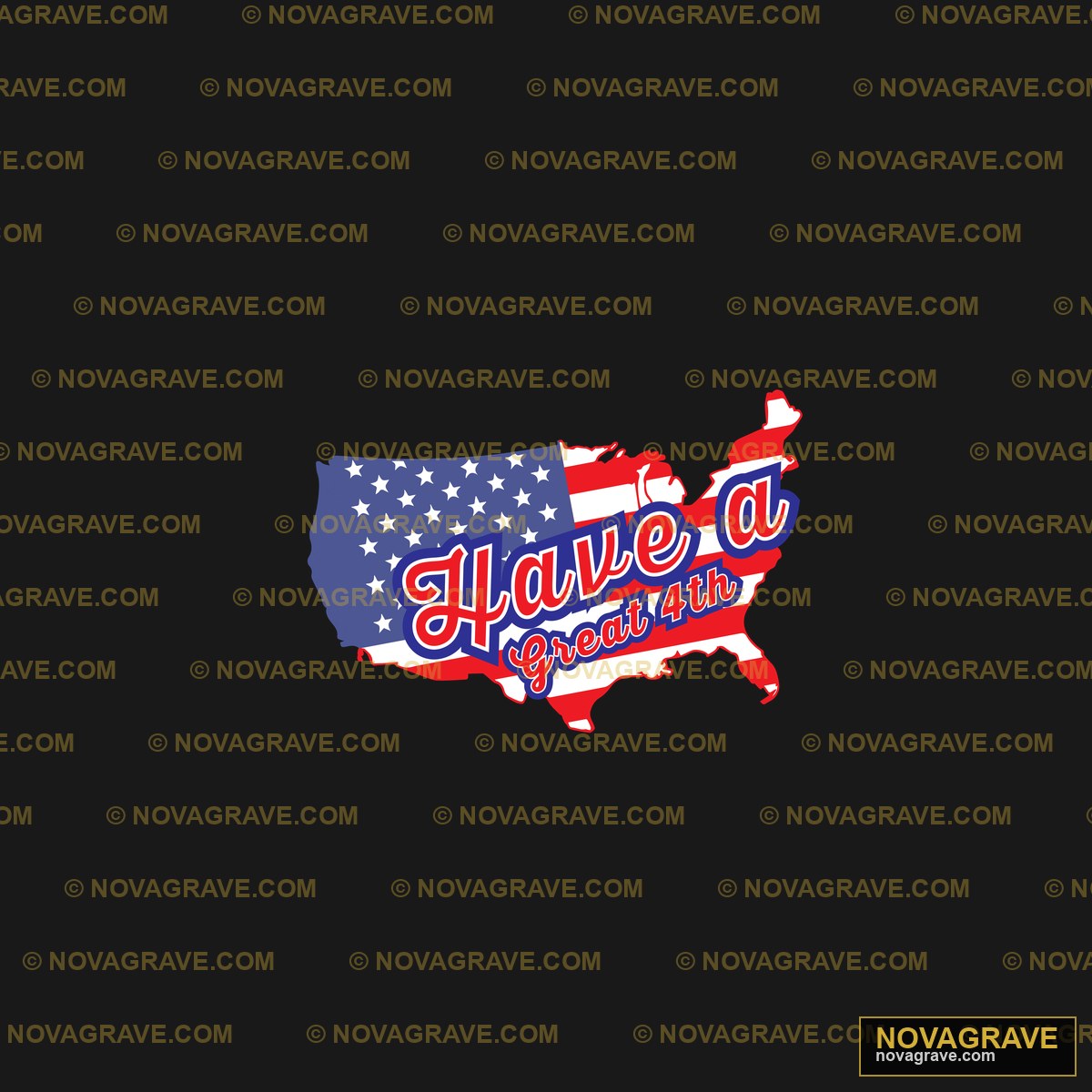 USA Map "Have a Great 4th" DTF Design SVG