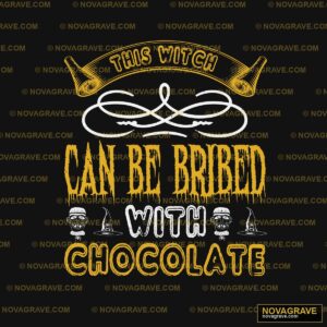 The Witch Can Be Chocolate Animals Wildlife - DTF Transfer Design