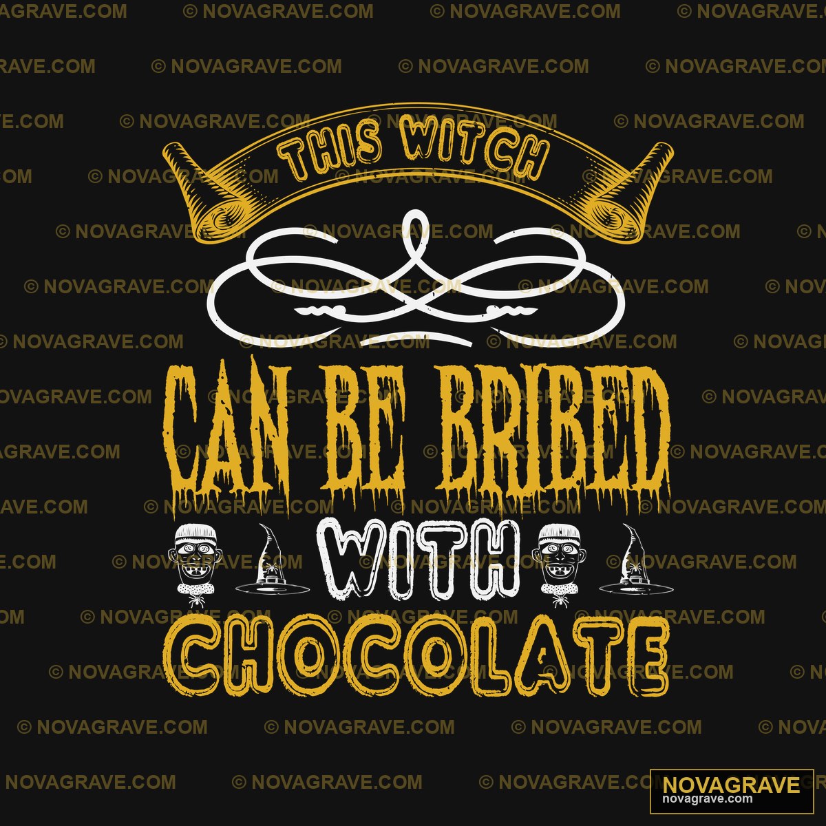 The Witch Can Be Chocolate Animals Wildlife - DTF Transfer Design