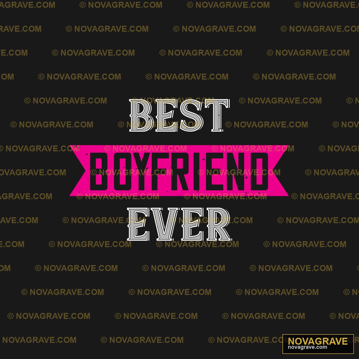 The Word Boyfriend On A White Background Other Designs - Design DTF