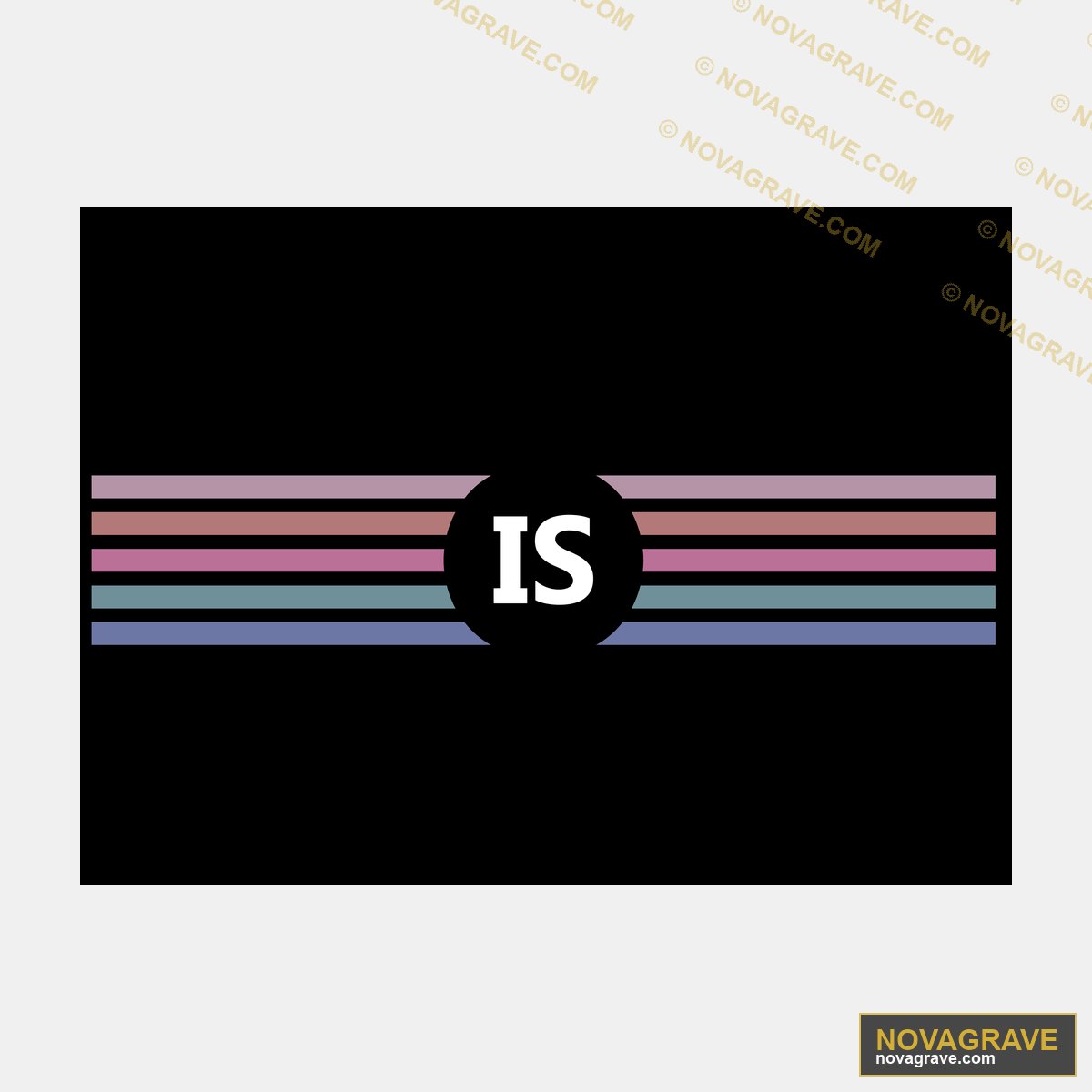 The Word Is In A Circle With A Rainbow Stripe Other Designs - DTF Transfer Design