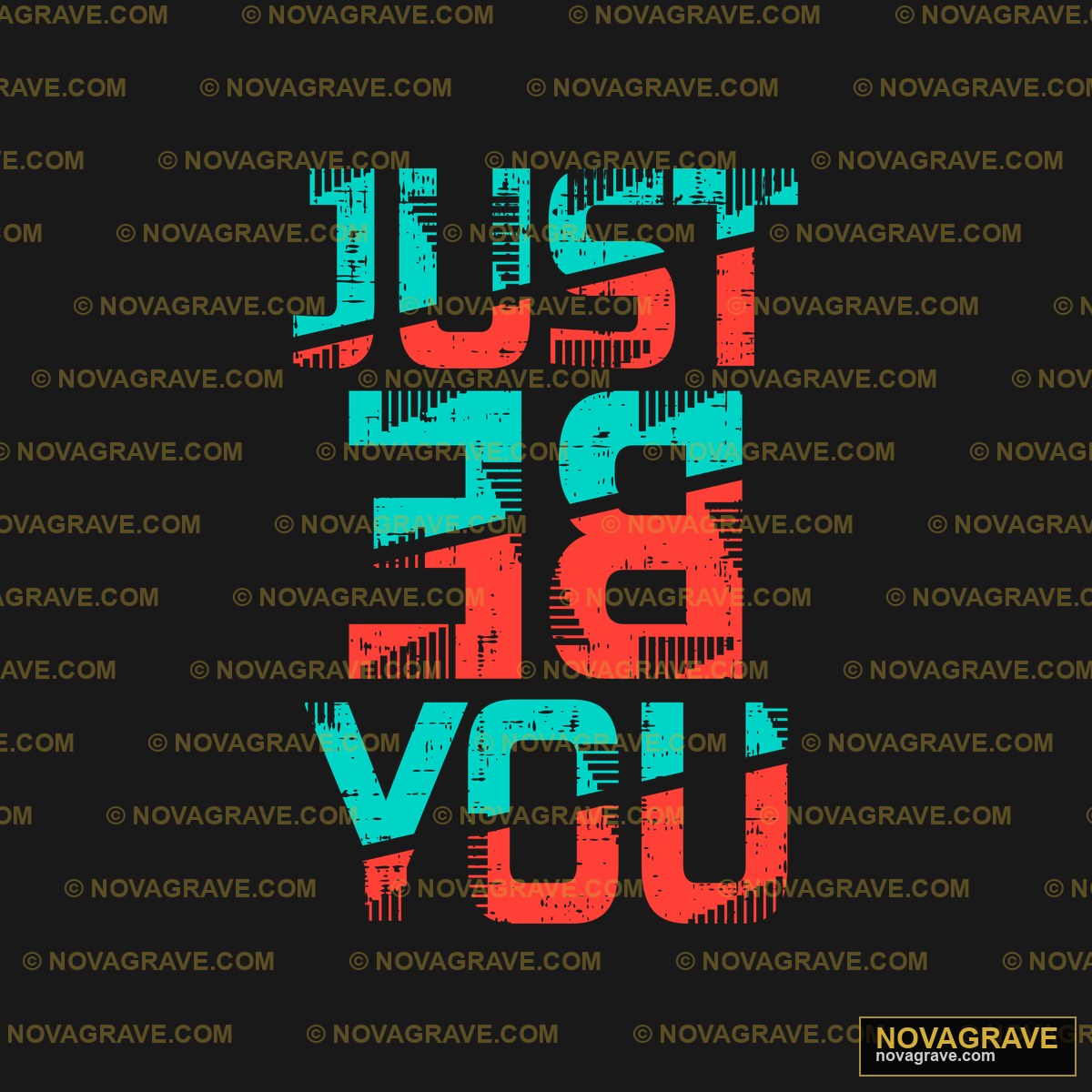 The Wordsbut Be Joyare Painted In Red And Blu Typography Slogans - DTF Transfer Design