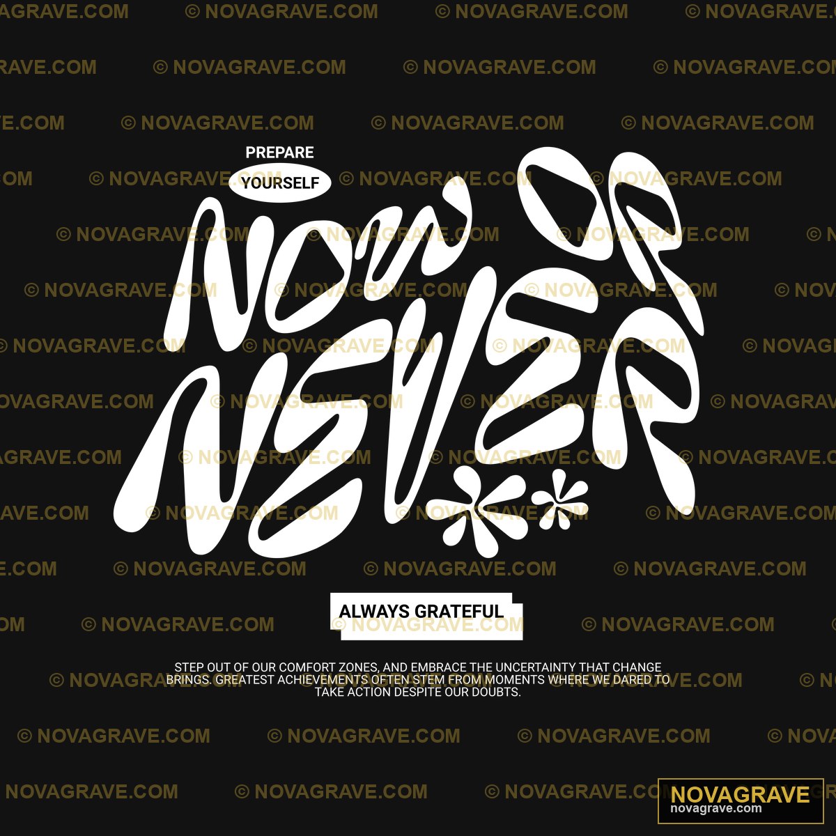 The Wordsno Moreare Shown In White On A Black Typography Slogans DTF Design