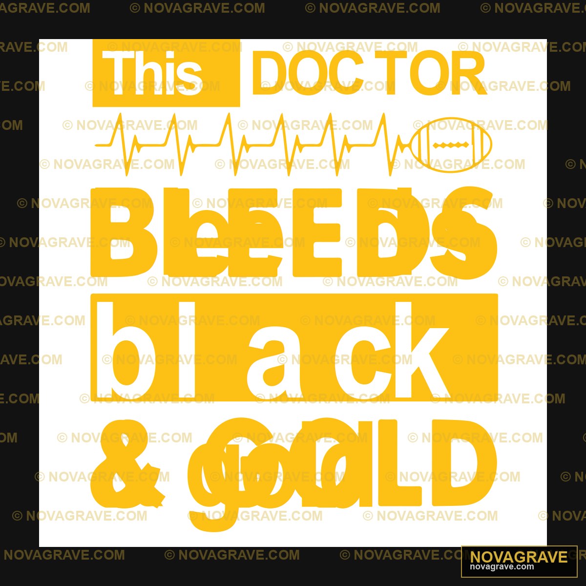 This Doctor Needs Black Gold Streetwear Urban - DTF Transfer Design