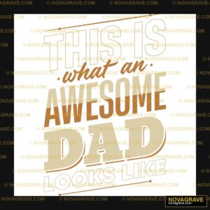 This Is What An Awesome Dad Looks Like Family Kids - DTF Ontwerp