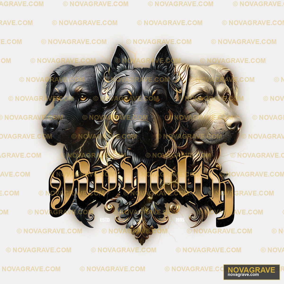 Three Black Dogs Animals Wildlife - DTF Ontwerp
