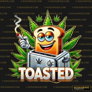 Toasted By The Logo For The Cannabis Company Other Designs - Design DTF