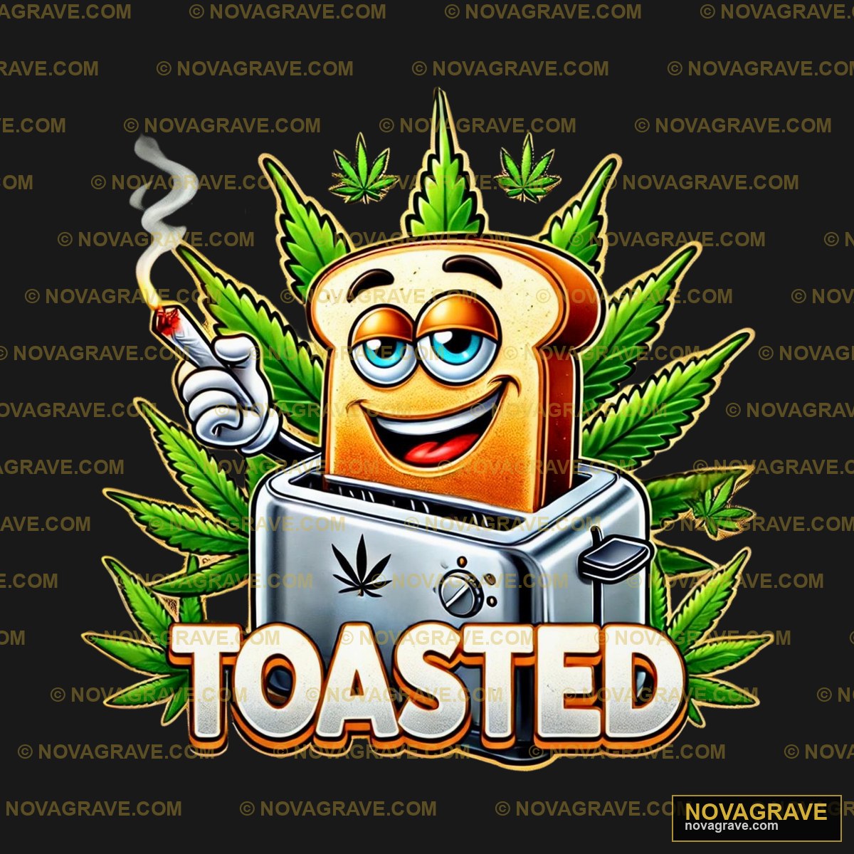 Toasted By The Logo For The Cannabis Company Other Designs - Design DTF