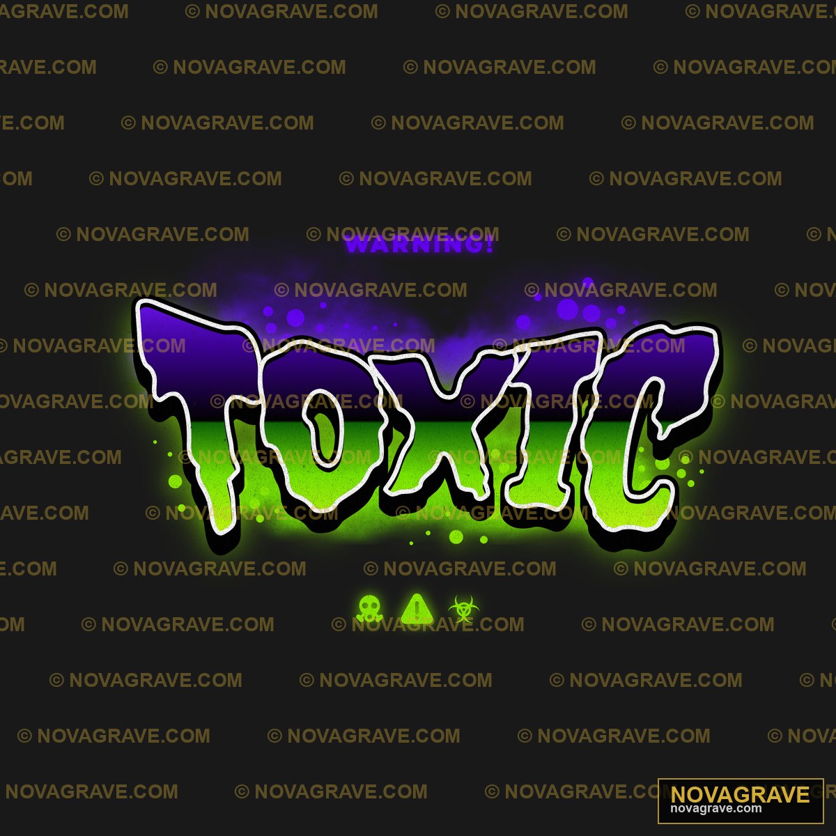 Toxic Logo Other Designs - Design DTF