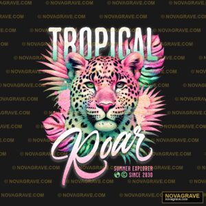 Tropical Leopard By Superstudis Artist Shop Animals Wildlife - DTF Ontwerp