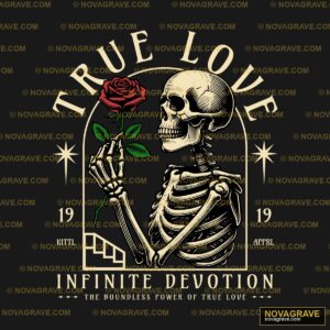 True Love The Bones Work Love Streetwear Urban - Design DTF