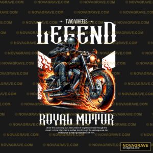 Two Wheels Legend T Shirt Other Designs - DTF Ontwerp
