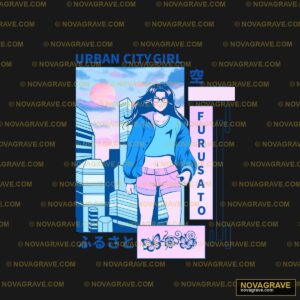 Urban Girl By Theartion Streetwear Urban - Design DTF