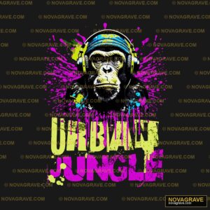 Urban Jungle T Shirt Design Streetwear Urban - Design DTF