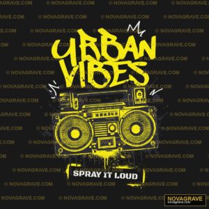 Urban Vibes Spray T Shirt Streetwear Urban - DTF Ontwerp
