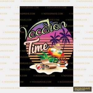 Vector Illustration Of Summer Vacation Vector Animals Wildlife - DTF Transfer Design