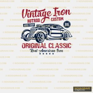 Vintage Hot Rod Retro Vintage - DTF Ontwerp