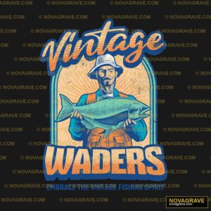 Vintage Wades Fishing Shirt Animals Wildlife - DTF Transfer Design