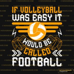 Volleyball Ball And Crossed Ribbon Vector Sports Fitness - DTF Ontwerp