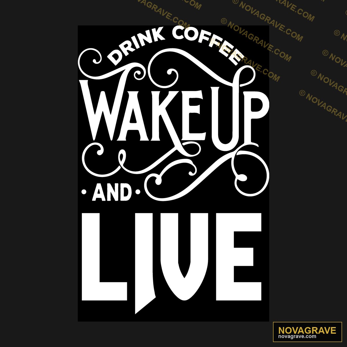 Wake Up And Live Other Designs - Design DTF