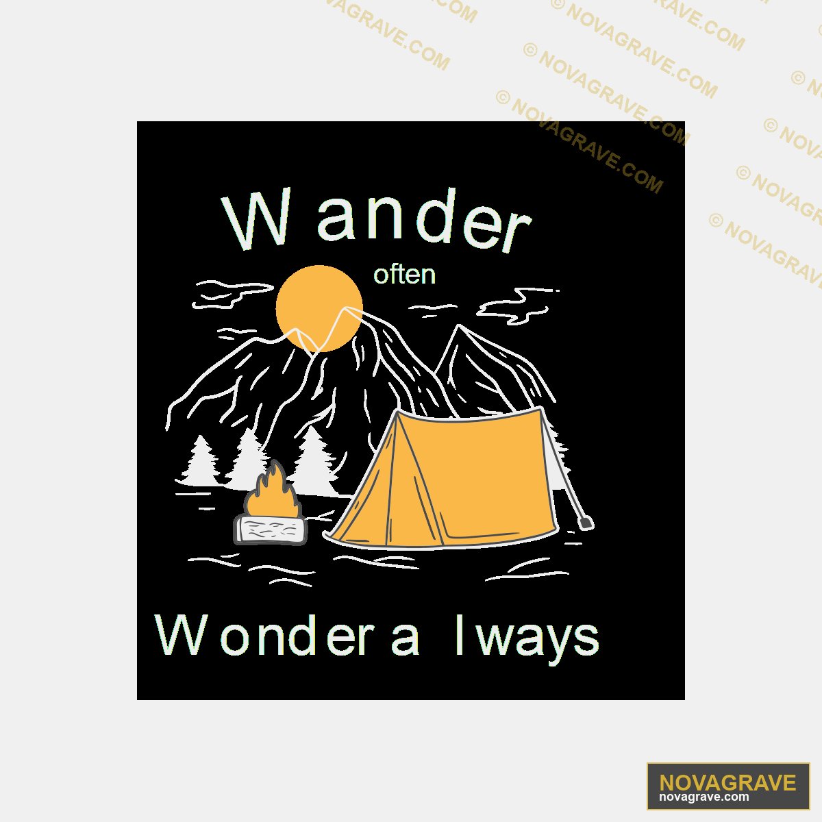Wander On Logo Other Designs - DTF Ontwerp