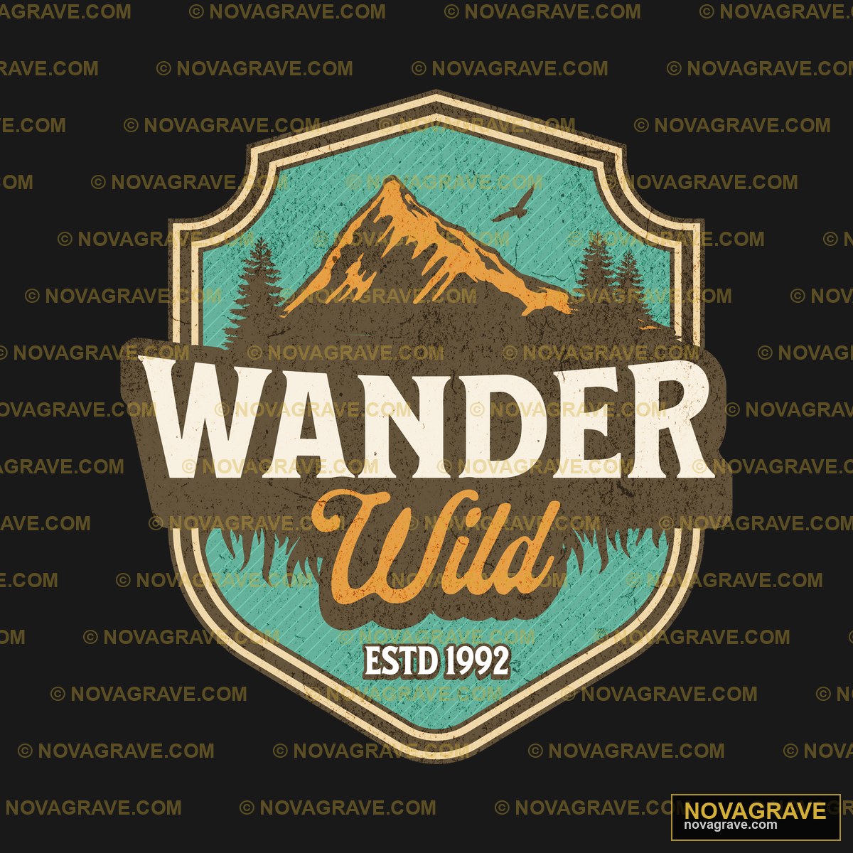 Wander Wild Logo Other Designs - DTF Ontwerp
