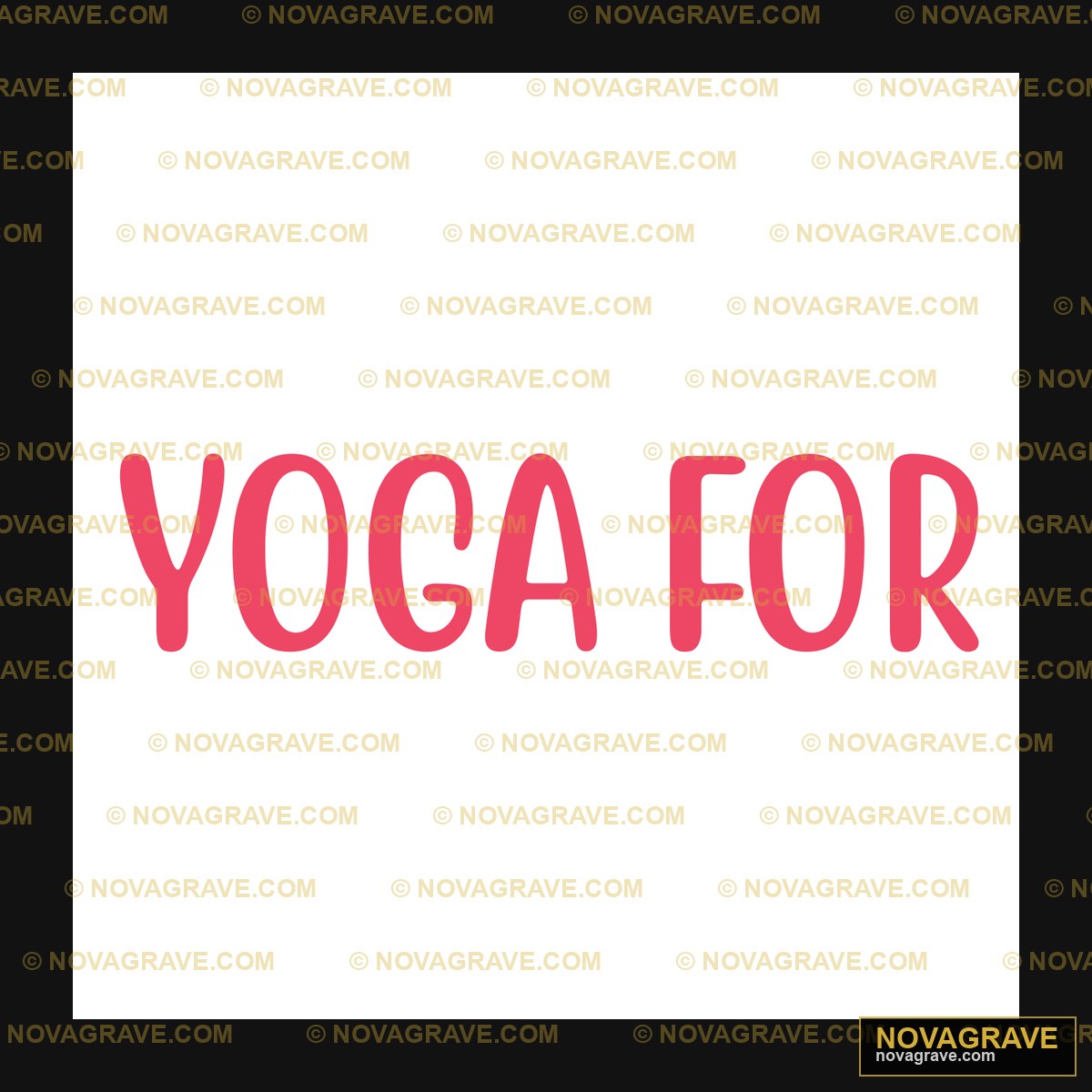 We Yoga For Wine Humor Fun - DTF Transfer Design