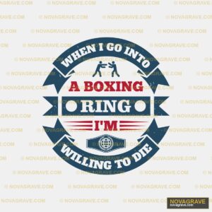 When Im Going Im Boxing Sports Fitness - Design DTF