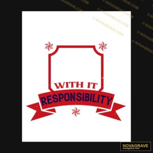 Whit Responsibility Logo Red Other Designs - DTF Ontwerp