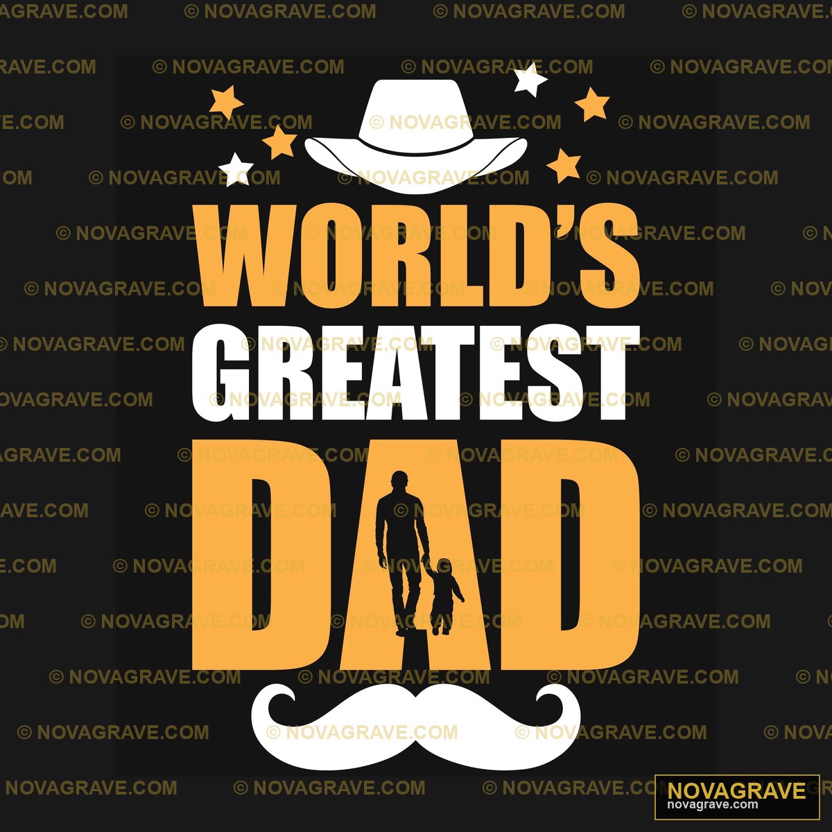 Worlds Greatest Dad By Theladder Family Kids - DTF Ontwerp