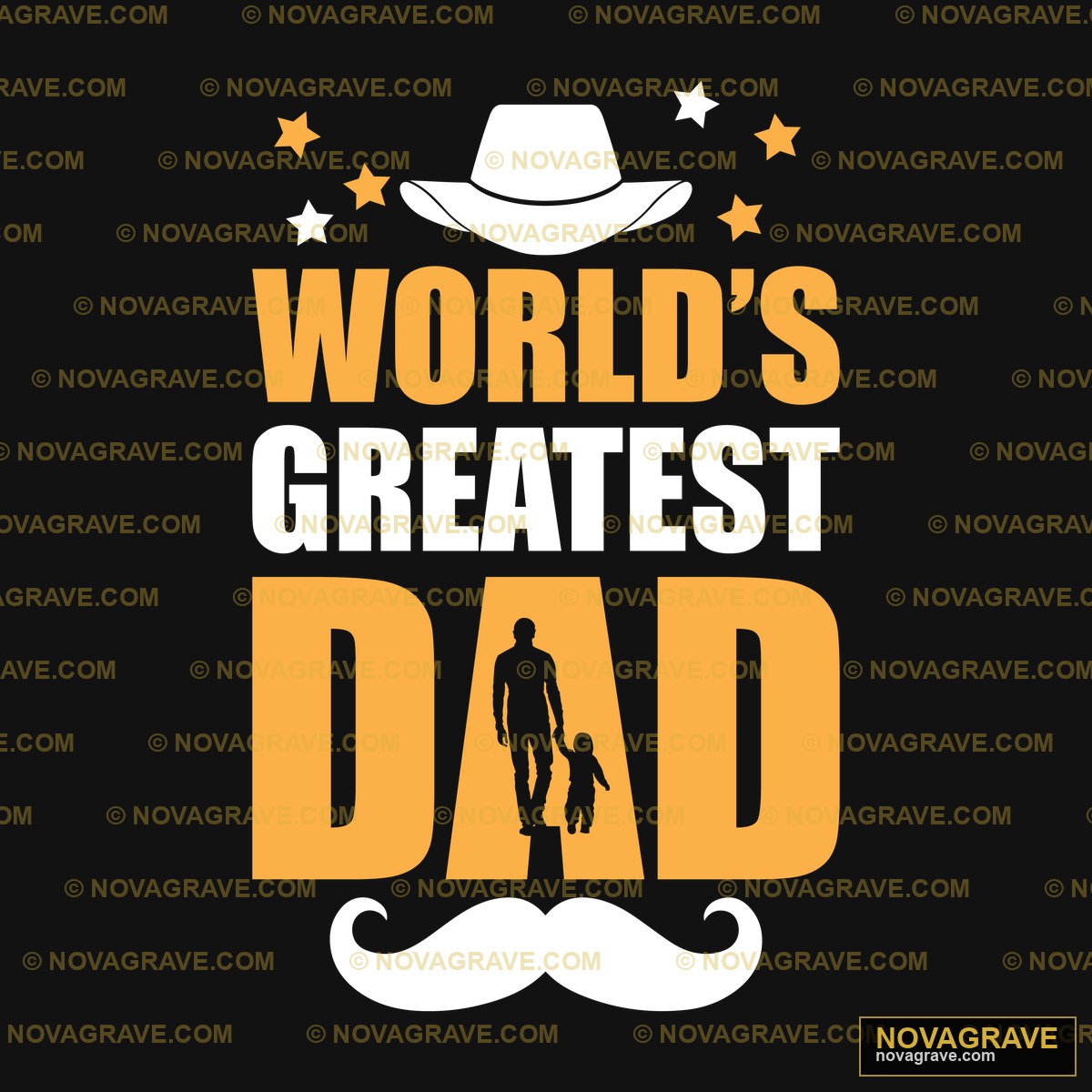 Worlds Greatest Dad By Thelader Family Kids - DTF Ontwerp