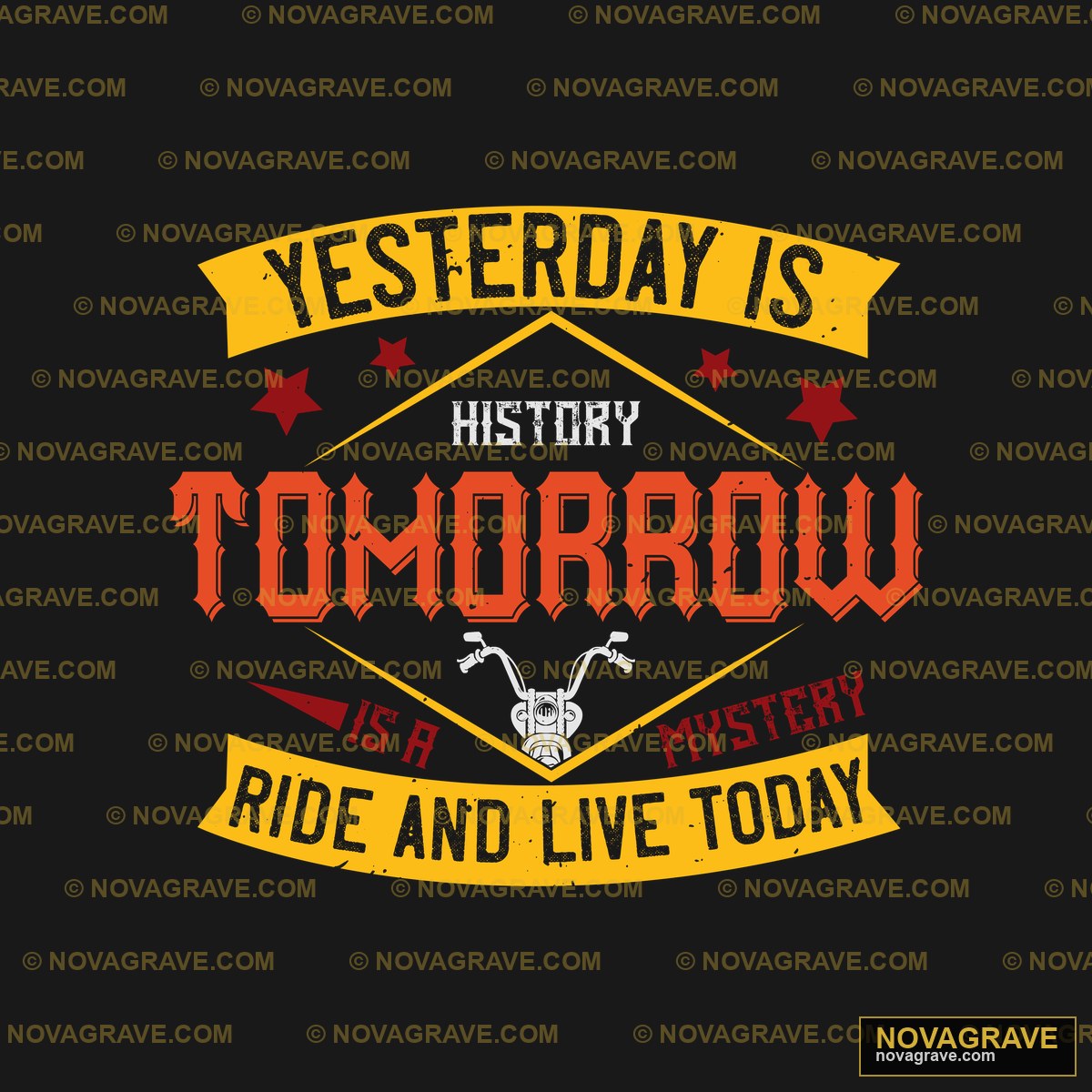 Yesterday Is Tomorrow Other Designs - DTF Ontwerp