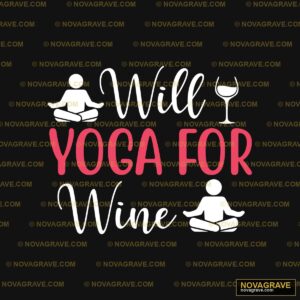 Yoga For Begin Logo Typography Slogans - DTF Ontwerp